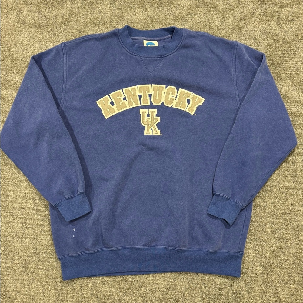 Kentucky Wildcats Long Sleeve Sweatshirt NCAA SEC Blue